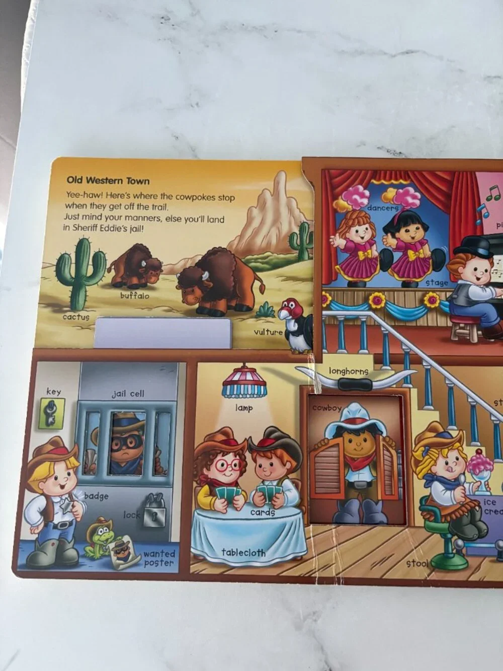Fisher Price Little People bundle of 4 board books
